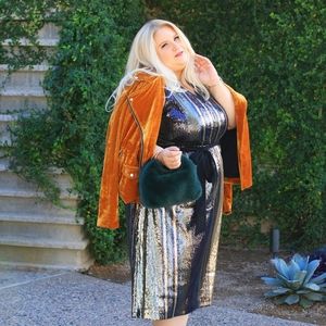 Plus size Sequin dress